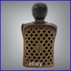 Original Antique 1873 Cast Iron Little Fat Man Tammany Mechanical Bank Stevens