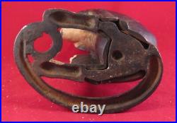 Original Antique Hubley Cast Iron Monkey Bank