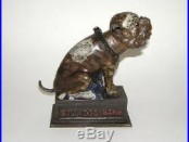 Original Bull Dog Cast Iron Mechanical Bank 1880