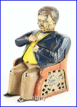 Original Cast Iron Tammany Hall Mechanical Bank 1873 J. E. Stevens