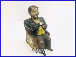 Original Cast Iron Tammany Hall Mechanical Bank 1873 J. E. Stevens