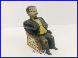 Original Cast Iron Tammany Hall Mechanical Bank 1873 J. E. Stevens