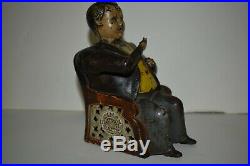 Original Cast Iron Tammany Mechanical Bank, First Paint, Works, 1873 N0 Reserve