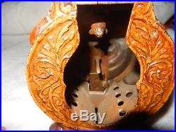 Original Cat And Mouse Painted Cast Iron Mechanical Bank 1891 J & E Stevens