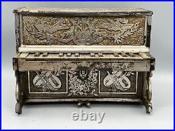 Original E M Novelty Co Piano Bank 1800's