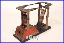 Original J&E Stevens Co Cast Iron Acrobat Mechanical Bank 1880s Extremely Rare