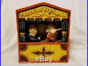 Original Punch and Judy Cast Iron Coin Bank