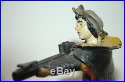 Original William Tell Cast Iron Mechanical Bank 1896 Exceptional Condition Look