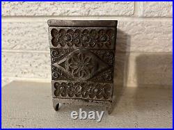 Ornate Antique C1897 J&E Stevens Treasure Combination Safe Cast Iron
