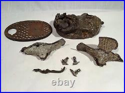 Pat. 1883 Original Eagle & Eaglets Iron Mechanical Bank Parts