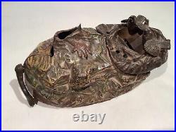 Pat. 1883 Original Eagle & Eaglets Iron Mechanical Bank Parts