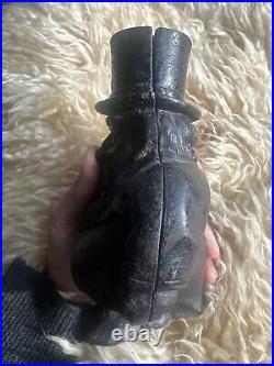 Paul Kruger Cast Iron Still Bank Ca. 1880, Transvaal Figural Money Box