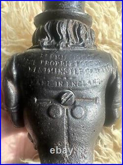 Paul Kruger Cast Iron Still Bank Ca. 1880, Transvaal Figural Money Box