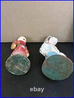 Popeye And Olive Oil Cast Banks 1930'S RARE SET