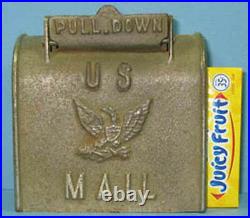 Price Cut Old 1906 U S Eagle Mailbox N/cast Iron Bank Guaranteed Orig. CI 709