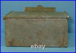 Price Cut Old 1906 U S Eagle Mailbox N/cast Iron Bank Guaranteed Orig. CI 709