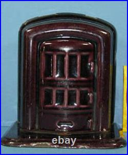 Price Cut Old Stove Bank Cincy Porcelean Cast Iron Neat Guaranteed Orig CI 690