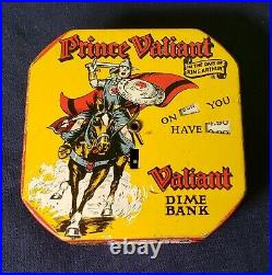 Prince Valiant 1954 King Features Syndicate Inc. King Arthur Dime Coin Bank