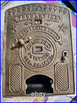 Prudential Registering Bank Nickle Patented Feb 25 1890 Heavy Metal +5lbs c1890