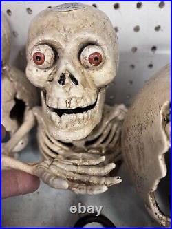 RARE 1900's Cast iron Skull Misery Bank Mechanical Bank Toy Excellant Shape