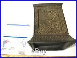 RARE Old antique/vintage cast iron Japanese Safe still bank Keyser & Rex 1882
