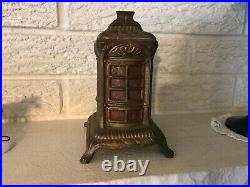 RARE SCARCE RELIABLE PARLOR STOVE BANK by SCHNEIDER & TRENKAMP 1880