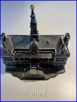 REDUCED Rare 1885 Ives Cast Iron Palace Bank Still Bank Souvenir Building Exc