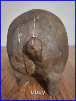 Rare 1950's Vintage Cast Iron Piggy Bank 17 X 10 X 7 / 22 lbs Rare 1950's Vintage Cast Iron Piggy Bank 17 X 10 X 7 / 22 lbs