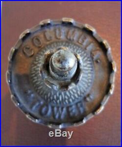 Rare Antique Columbia Tower Cast Iron Still Bank Columbia Grey Casting Co 1897