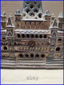 Rare Antique Edwardian Period Cast Iron Blackpool Tower Still Bank 499017