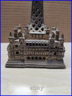 Rare Antique Edwardian Period Cast Iron Blackpool Tower Still Bank 499017