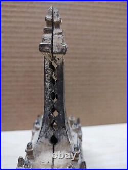 Rare Antique Edwardian Period Cast Iron Blackpool Tower Still Bank 499017