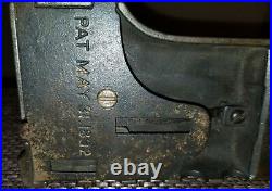 Rare Original 1892 Antique Cast Iron Shepard Hardware Mechanical Artillery Bank