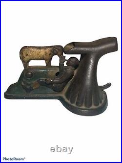 Rare Wagner & Zwiebel Butting Ram Cast Iron Mechanical Bank Circa 1895