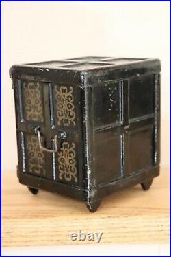 Safe Deposit cast iron safe bank circa 1885-1895