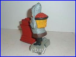 Santa Claus By Chimney Mechanical Bank Cast Iron