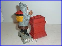 Santa Claus By Chimney Mechanical Bank Cast Iron