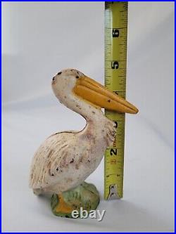 Scarce Original Pelican Cast Iron Still Bank Hubley