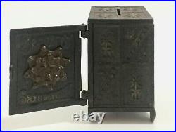Security Safe Deposit Cast Iron Bank with Combo Dated 1937