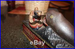 Shepard Hardware Cast Iron Mechanical Bank Jonah and the Whale