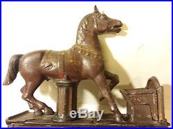Shepard Hardware Co. Trick Pony Cast Iron Mechanical Bank Cast Iron 1885