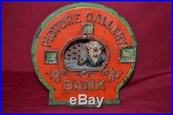 Shepard Hardware Mechanical CAST IRON PICTURE GALLERY BANK IS IT REAL