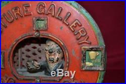 Shepard Hardware Mechanical CAST IRON PICTURE GALLERY BANK IS IT REAL