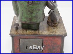 Shepard Hardware Stump Speaker Cast Iron Mechanical Bank Patented June 8th 1886