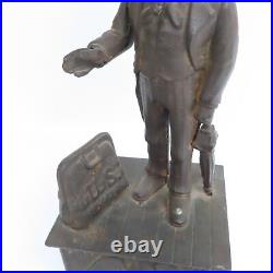 Shepard Hardware UNCLE SAM (1886) Patriotic Cast Iron Mechanical Bank