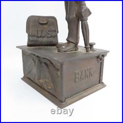 Shepard Hardware UNCLE SAM (1886) Patriotic Cast Iron Mechanical Bank