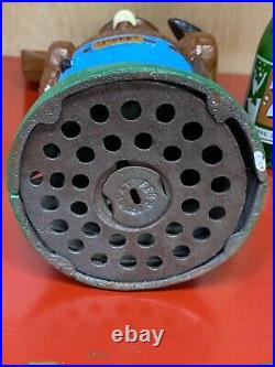Smokey The Bear X-large, Heavy Cast Iron Bank, (14 Tall) Hard To Find Size