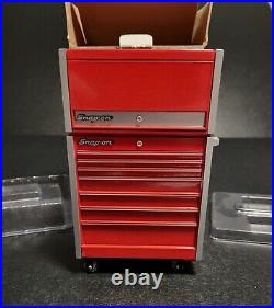 Snap-On Tools Die Cast Metal Tool Storage Box Bank 18 Scale with Box Red