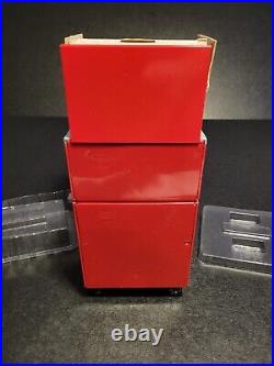 Snap-On Tools Die Cast Metal Tool Storage Box Bank 18 Scale with Box Red