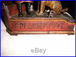 Speaking dog Cast Iron Mechanical Bank